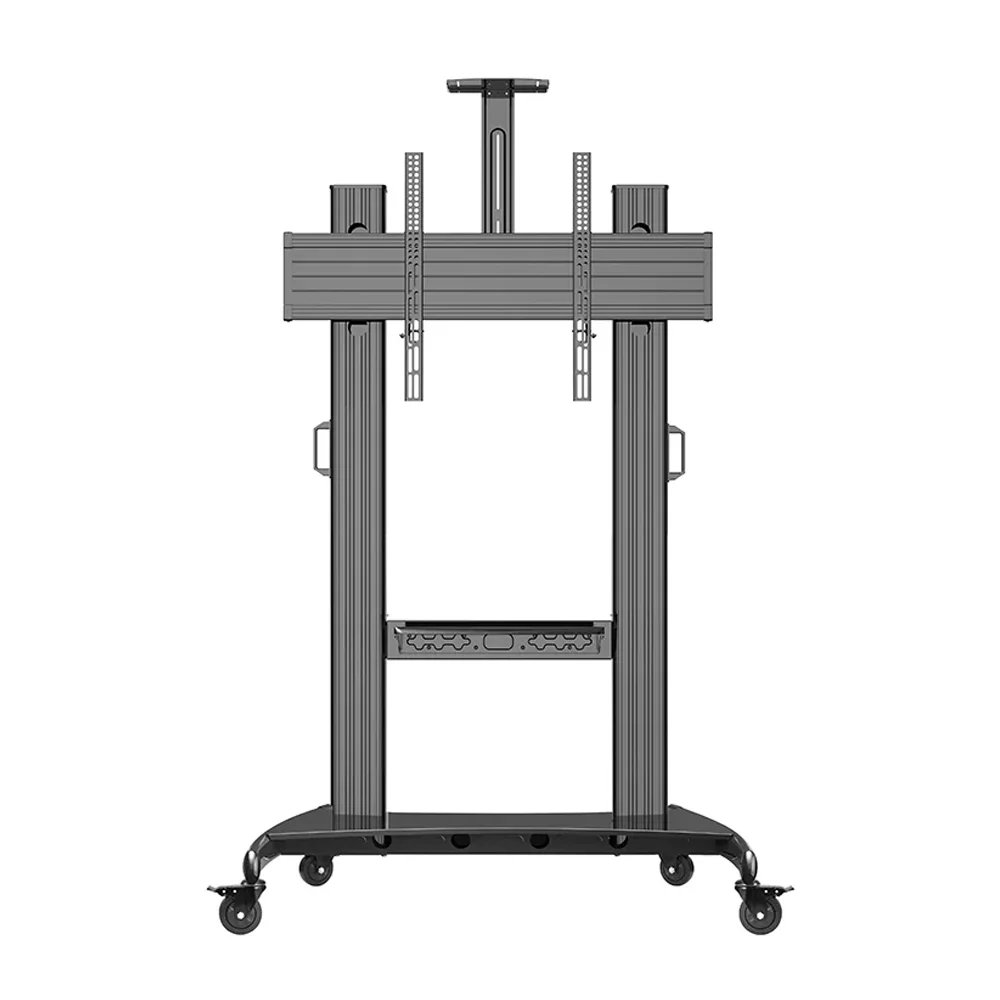 Universal Height Adjustable Rolling TV  Stand